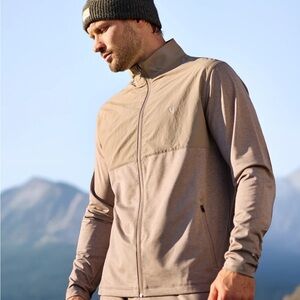 Vuori Men's Tan Track Jacket NWT